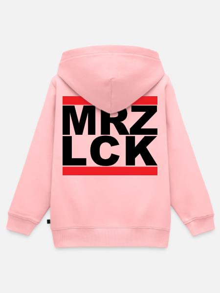 MRZ LCK - Kinder Premium Organic Zip Hoodie - Rosa