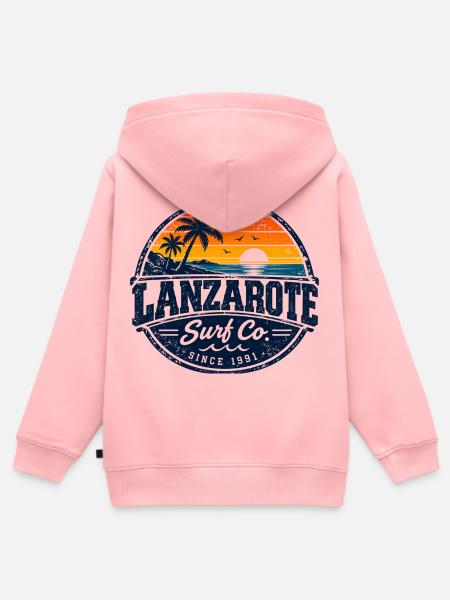 Lanzarote - Islas Canarias - Kanaren - Spanien - Kinder Premium Organic Zip Hoodie - Rosa
