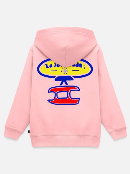 Der hübsche Seilbahnhafen von Toulon - Kinder Premium Organic Zip Hoodie - Rosa
