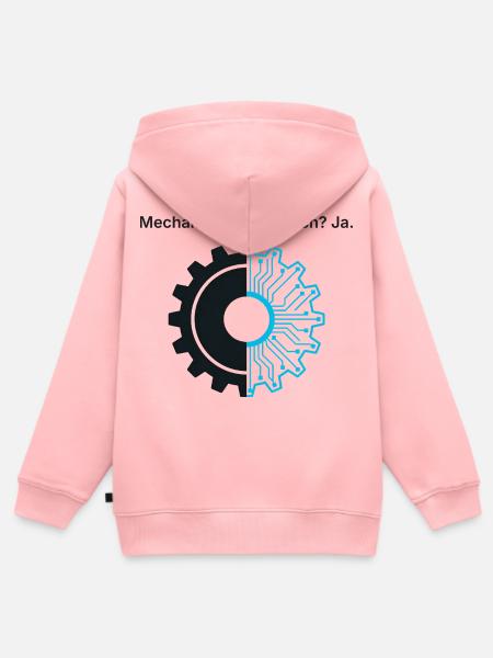 Mechanisch? Elektrisch? Ja. - Mechatroniker - Kinder Premium Organic Zip Hoodie - Rosa