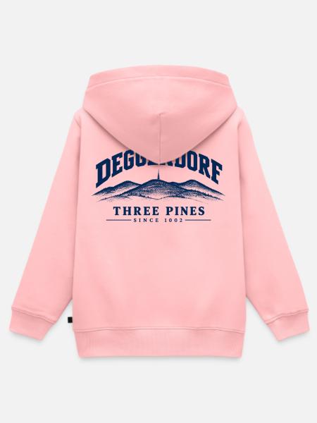 Deggendorf Shirt Dreitannenriegel-Shirt - Kinder Premium Organic Zip Hoodie - Rosa