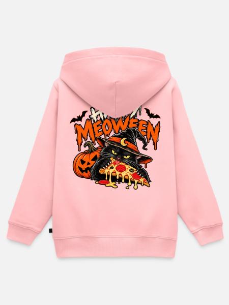 Happy Halloween - Kinder Premium Organic Zip Hoodie - Rosa
