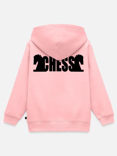 Schach - Kinder Premium Organic Zip Hoodie - Rosa