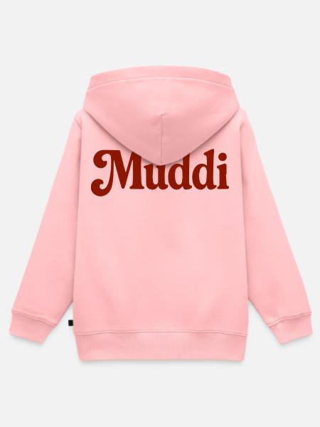 Herzstück Muddi - Kinder Premium Organic Zip Hoodie - Rosa