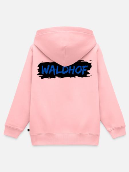 Waldhof - Kinder Premium Organic Zip Hoodie - Rosa