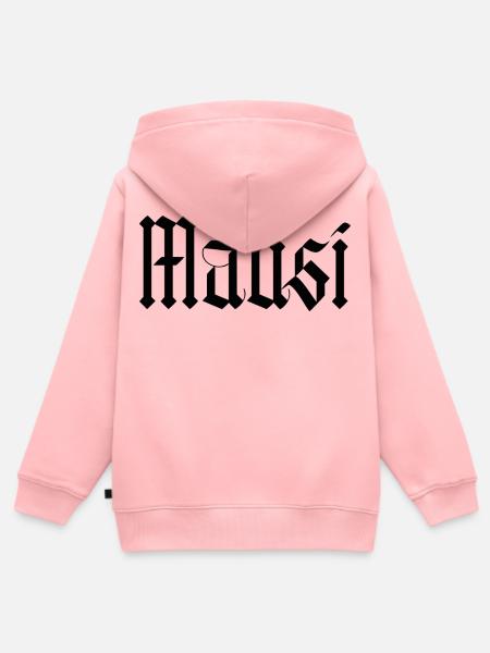 mausi / gothik stil - Kinder Premium Organic Zip Hoodie - Rosa