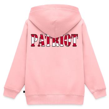 Northern Ireland Patriot - Kids Premium Organic Zip-up Hoodie - rose - Back - AI Model Kid Female (0cm)