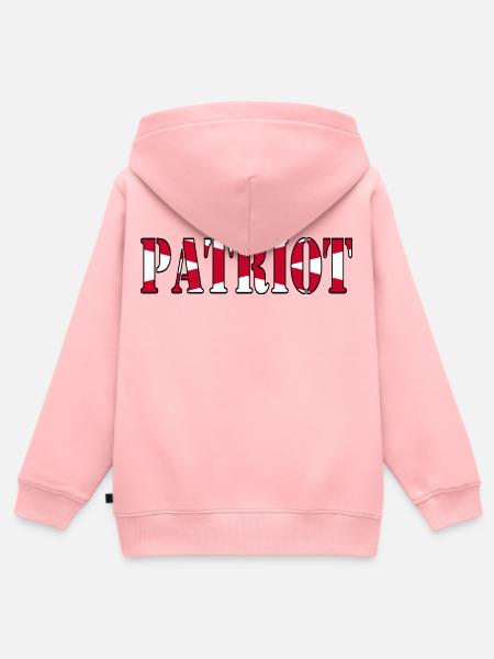 Nordirischer Patriot - Kinder Premium Organic Zip Hoodie - Rosa