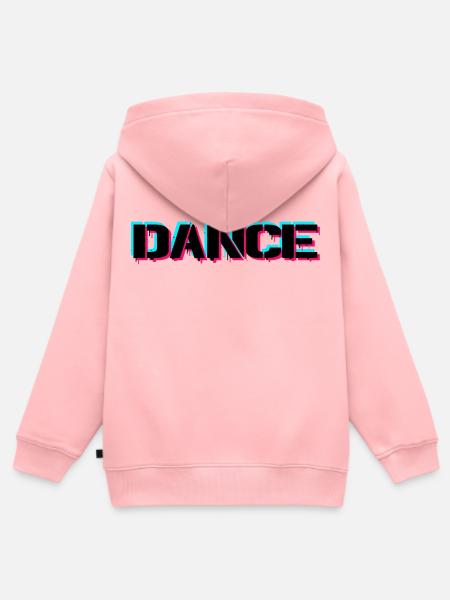Dance - Kinder Premium Organic Zip Hoodie - Rosa
