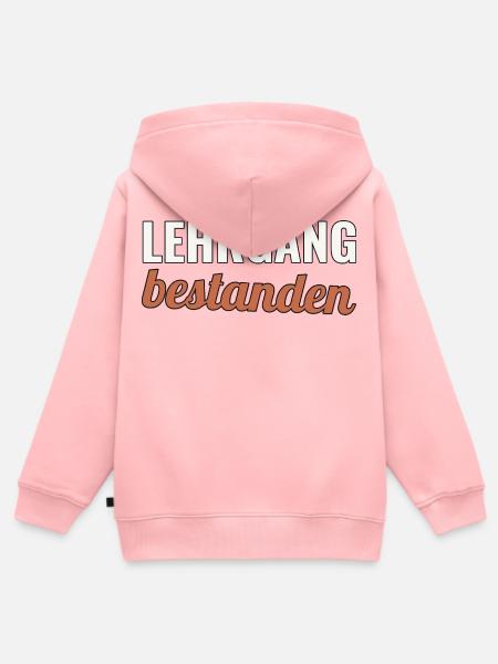 Feuerwehr Ausbildung Geschenk zum Lehrgangsabschlu - Kinder Premium Organic Zip Hoodie - Rosa