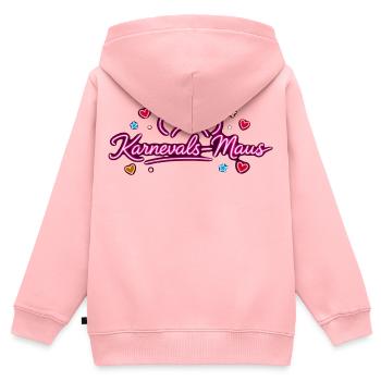 KarnevalsMaus Fastnacht Fasching Outfit Niedlich - Kinder Premium Organic Zip Hoodie - Rosa - Hinten - AI Model Kid Female (0cm)