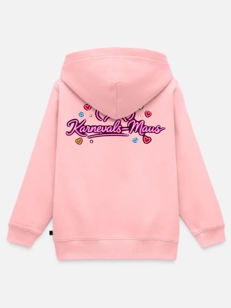 KarnevalsMaus Fastnacht Fasching Outfit Niedlich - Kinder Premium Organic Zip Hoodie - Rosa