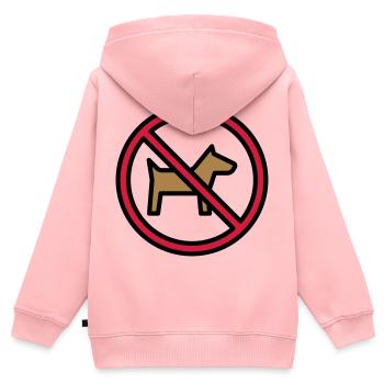 Lustige Geschenke für Katzenfreunde - Kinder Premium Organic Zip Hoodie - Rosa - Hinten - AI Model Kid Female (0cm)