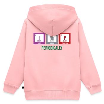 Sloth Statement Animal Sleep Chill Mammal - Kids Premium Organic Zip-up Hoodie - rose - Back - AI Model Kid Female (0cm)
