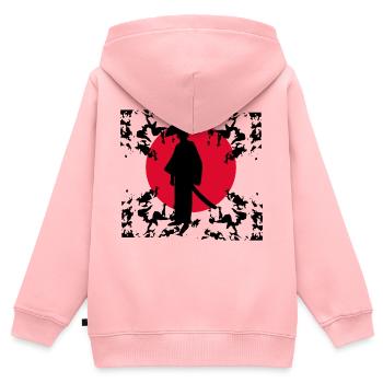 Japan Manga Anime Japanisch Zeichentrick Cosplay - Kinder Premium Organic Zip Hoodie - Rosa - Hinten - AI Model Kid Female (0cm)