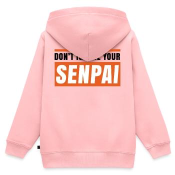 Popkultur Japan Kanji Manga Anime Statement - Kinder Premium Organic Zip Hoodie - Rosa - Hinten - AI Model Kid Female (0cm)
