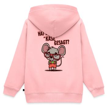 Ratte Statement Haustiere Kuscheltier Heimtier - Kinder Premium Organic Zip Hoodie - Rosa - Hinten - AI Model Kid Female (0cm)