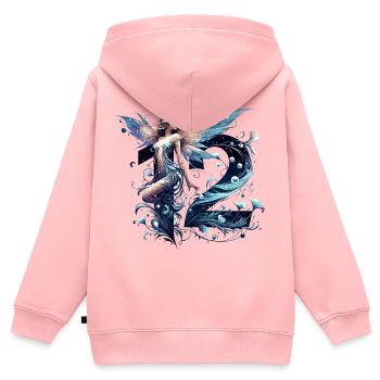12 Year Old Fairy Elf Birthday Gift - Kids Premium Organic Zip-up Hoodie - rose - Back - AI Model Kid Female (0cm)