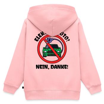Refueling Statement Drive E-car Energy Storage - Kids Premium Organic Zip-up Hoodie - rose - Back - AI Model Kid Female (0cm)