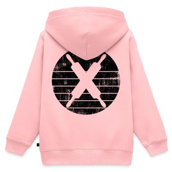 Rolling pin - Kids Premium Organic Zip-up Hoodie - rose - Back - AI Model Kid Female (0cm)