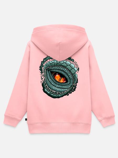 Ur-Augenräuber - Kinder Premium Organic Zip Hoodie - Rosa