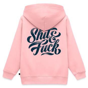 Chemise ShiFu - Sweat Premium à capuche zippé enfant bio - rose - Dos - AI Model Kid Female (0cm)