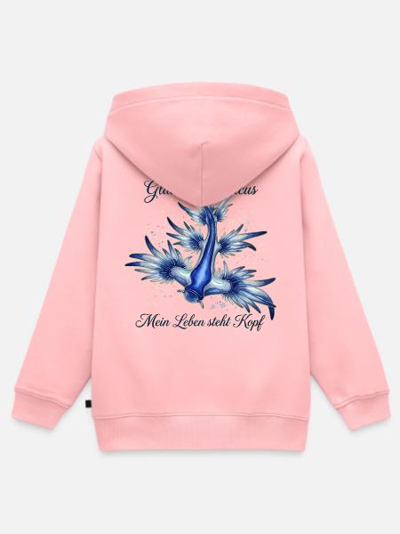 Glaucus Atlanticus - Mein Leben steht Kopf - Kinder Premium Organic Zip Hoodie - Rosa