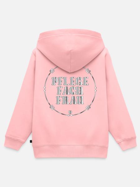 Abschied Pflegefachfrau - Kinder Premium Organic Zip Hoodie - Rosa
