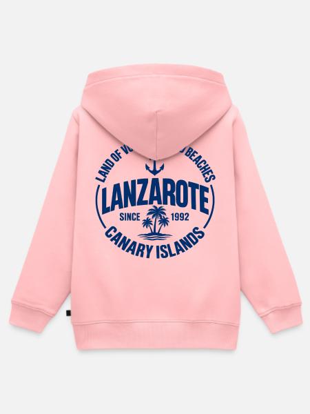 Lanzarote - Islas Canarias - Kanaren - Spanien - Kinder Premium Organic Zip Hoodie - Rosa