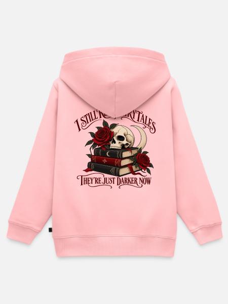 I Still Read Fairytales - Kinder Premium Organic Zip Hoodie - Rosa