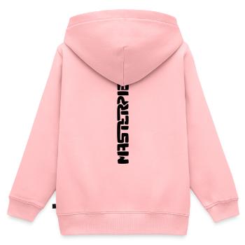 Masterpiece - Sweat Premium à capuche zippé enfant bio - rose - Dos - AI Model Kid Female (0cm)