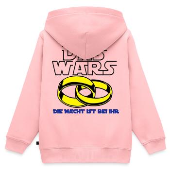 Junggesellenabschied , JGA das wars die Mach(25) - Kinder Premium Organic Zip Hoodie - Rosa - Hinten - AI Model Kid Female (0cm)