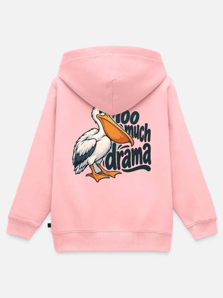 Pelikan - Kinder Premium Organic Zip Hoodie - Rosa
