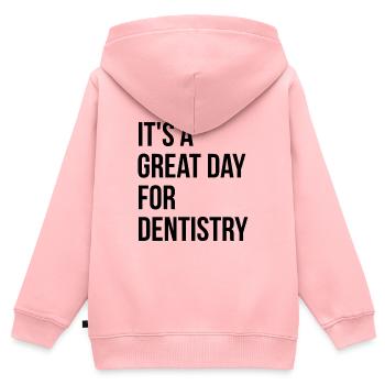Dentist Dentist Dentist - Kids Premium Organic Zip-up Hoodie - rose - Back - AI Model Kid Female (0cm)
