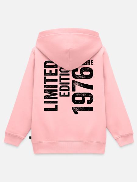 1976  - Kinder Premium Organic Zip Hoodie - Rosa