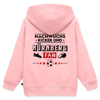 Nürnberg Fußball Nachwuchs Baby Kinder Spieler - Kinder Premium Organic Zip Hoodie - Rosa - Hinten - AI Model Kid Female (0cm)