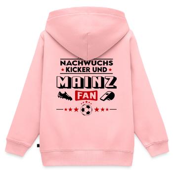 Mainz Fußball Nachwuchs Baby Kinder Spieler - Kinder Premium Organic Zip Hoodie - Rosa - Hinten - AI Model Kid Female (0cm)