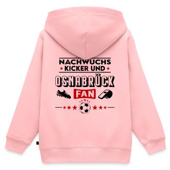 Osnabrück Fußball Nachwuchs Baby Kinder Spieler - Kinder Premium Organic Zip Hoodie - Rosa - Hinten - AI Model Kid Female (0cm)