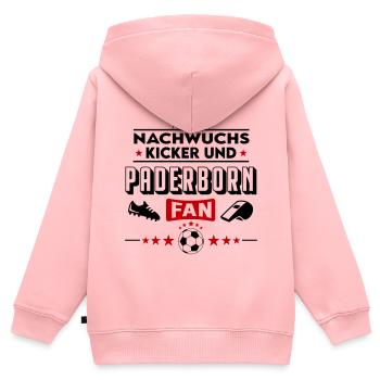 Paderborn Fußball Nachwuchs Baby Kinder Spieler - Kinder Premium Organic Zip Hoodie - Rosa - Hinten - AI Model Kid Female (0cm)