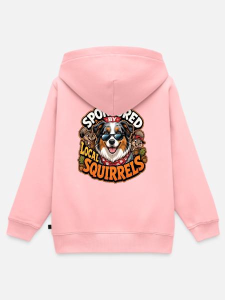 Australian Shepherd - Kinder Premium Organic Zip Hoodie - Rosa