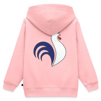 Sports - Kids Premium Organic Zip-up Hoodie - rose - Back - AI Model Kid Female (0cm)