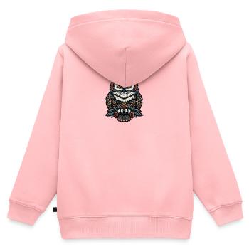 Vogelzüchter Ornithologe Vogelbeobachter - Kinder Premium Organic Zip Hoodie - Rosa - Hinten - AI Model Kid Female (0cm)