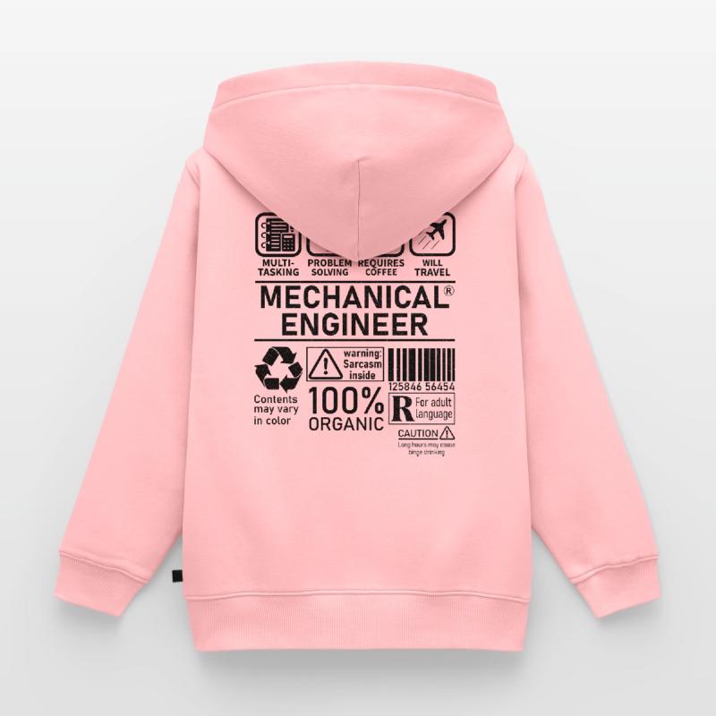 Mechanical Engineer multi tasking problem solving Kinder Premium Organic Zip Hoodie