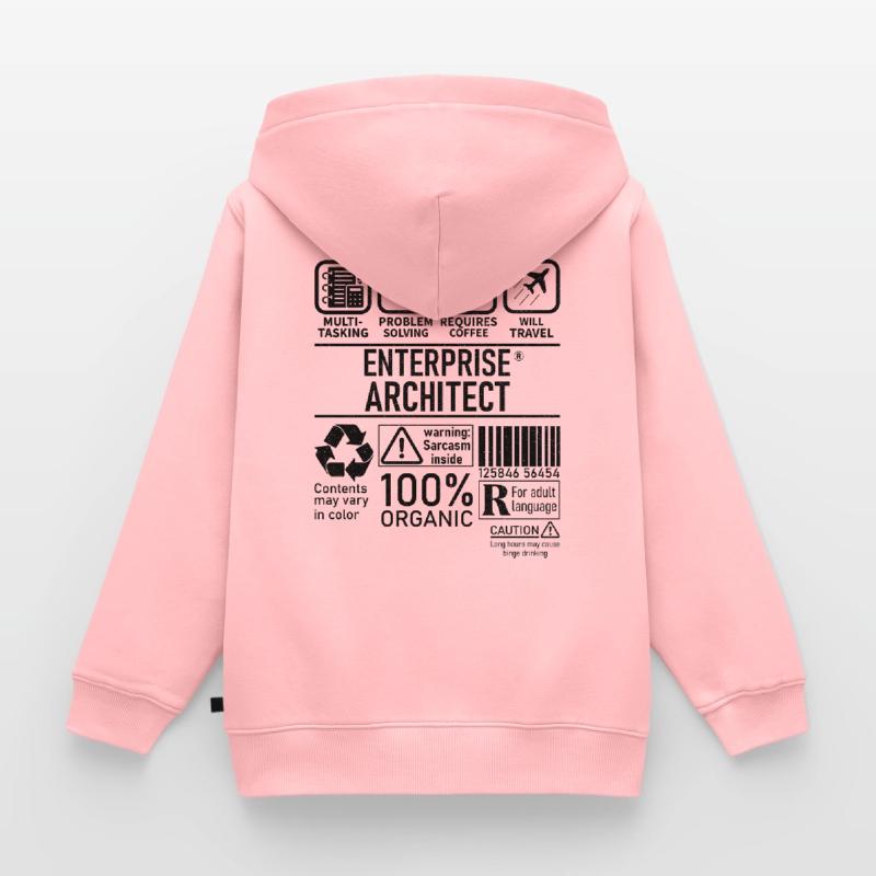 Enterprise Architect multi tasking problem solving Kinder Premium Organic Zip Hoodie