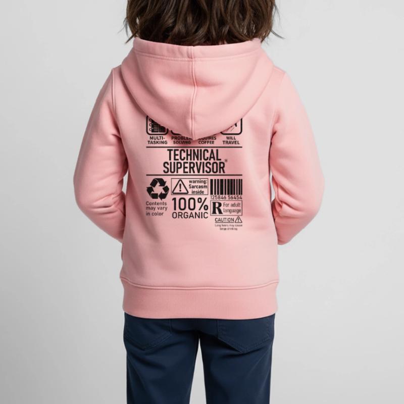 Technical Supervisor multi tasking problem solving Kinder Premium Organic Zip Hoodie