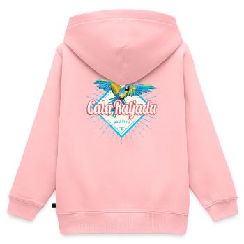Cala Ratjada Mallorca Insel Balearen Souvenir - Kinder Premium Organic Zip Hoodie - Rosa - Hinten - AI Model Kid Female (0cm)