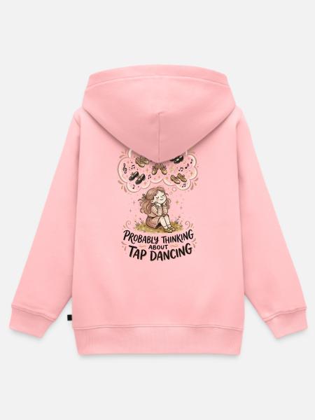 Stepptanz Stepptanz Tanz - Kinder Premium Organic Zip Hoodie - Rosa