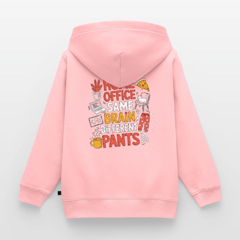 Remote Developer Home Office Same Web Developer Kinder Premium Organic Zip Hoodie