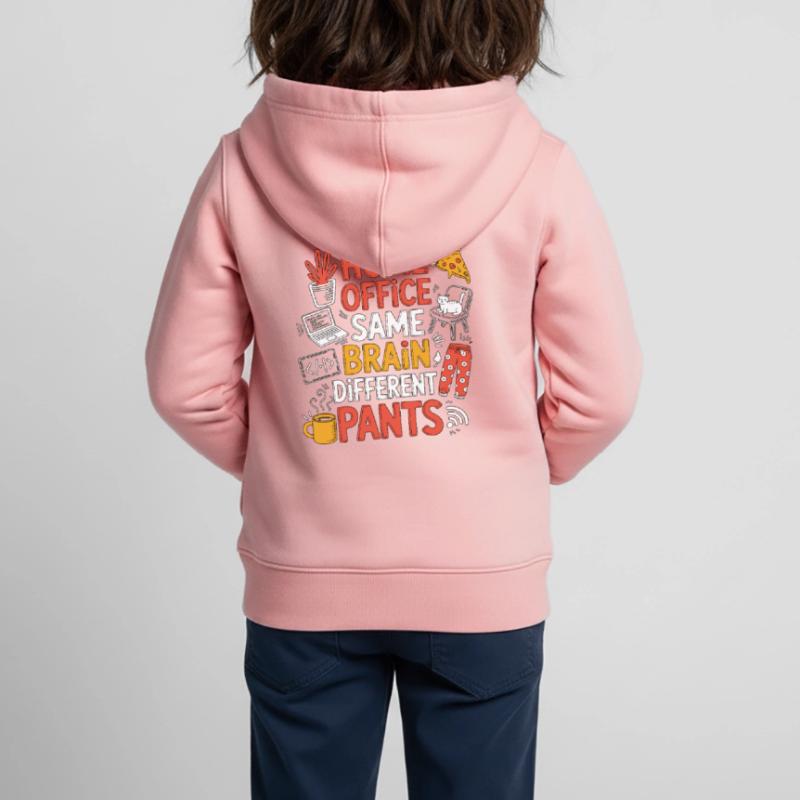 Remote Developer Home Office Same Web Developer Kinder Premium Organic Zip Hoodie