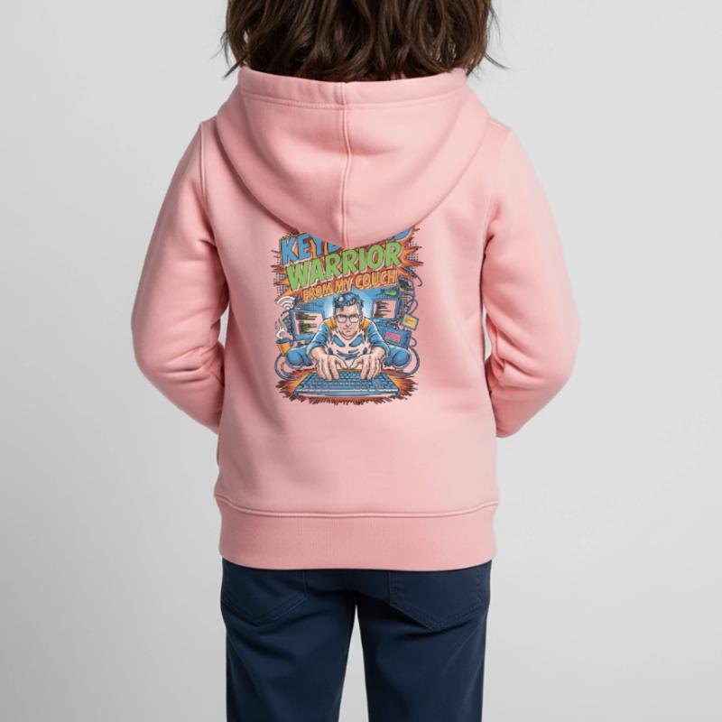 Remote Developer Keyboard Warrior Remote Coder Kinder Premium Organic Zip Hoodie